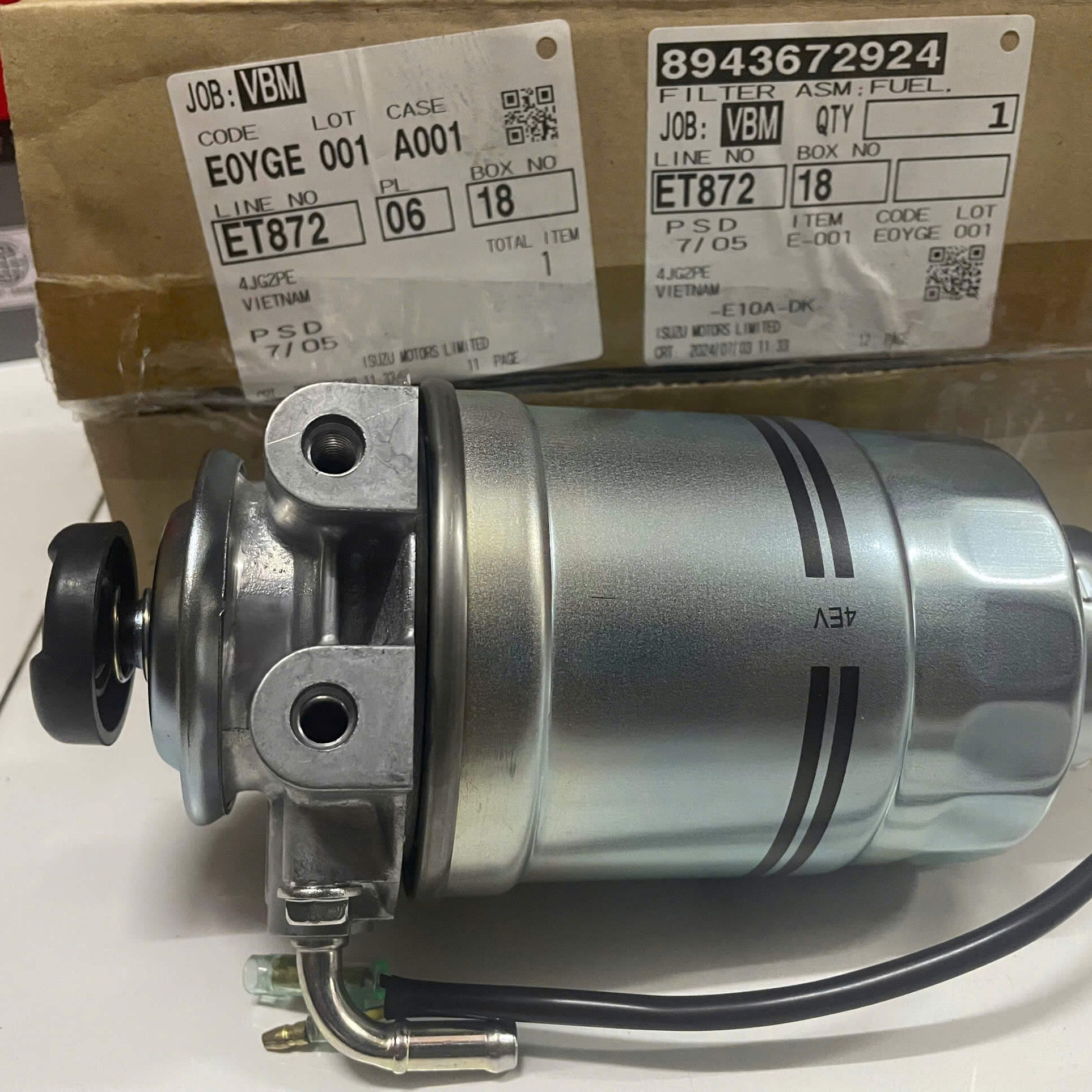 Cụm bơm tay lọc dầu (bơm tay, lọc dầu, báo dầu)