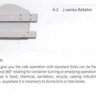 Càng xoay 360 độ - Rotator J-series, Model: XZ22J-A1, - 2
